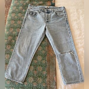 Citizens of Humanity // Emerson Slim Boyfriend Crop Jeans // size 27
